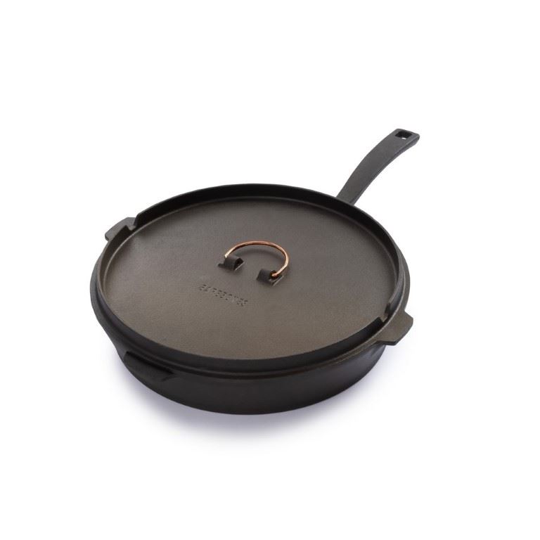 Barebones Cast Iron Skillet 12" Pan Black 30cm