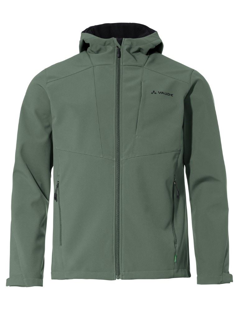 Vaude Cyclone Hooded Softshell Jas Heren Agave XL