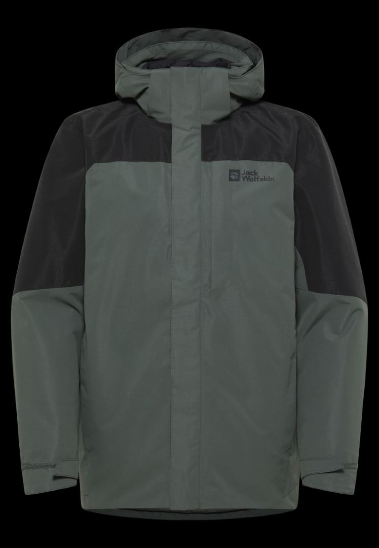 Jack wolfskin Romberg 3 In 1 Jas Heren Slate Green L