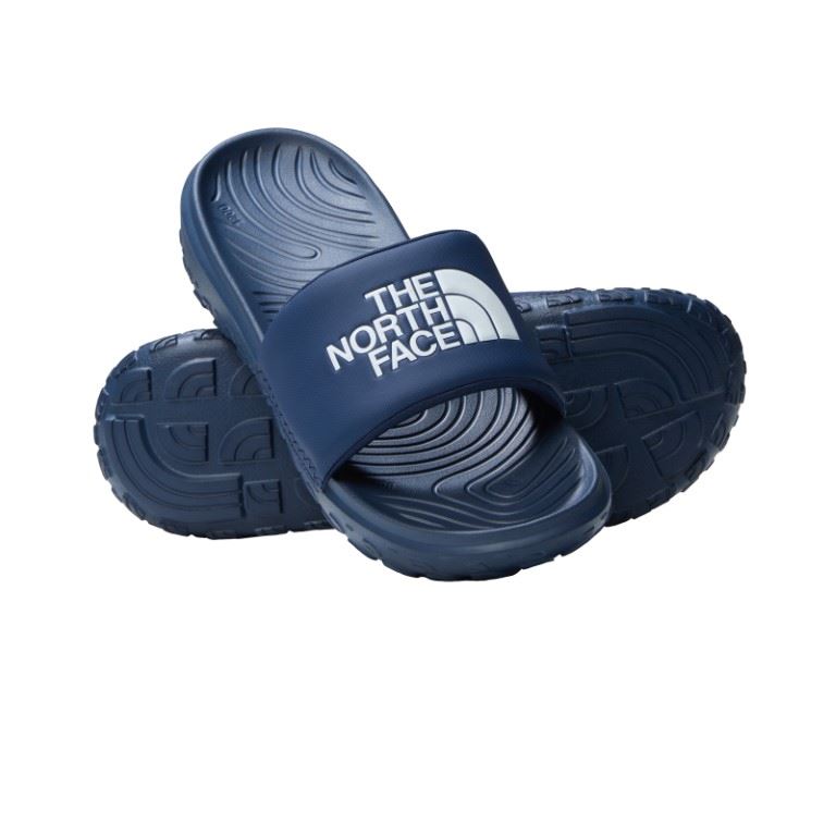 The North Face Never Stop Cush Slide Slipper Heren Summit Navy - Summit Navy 100