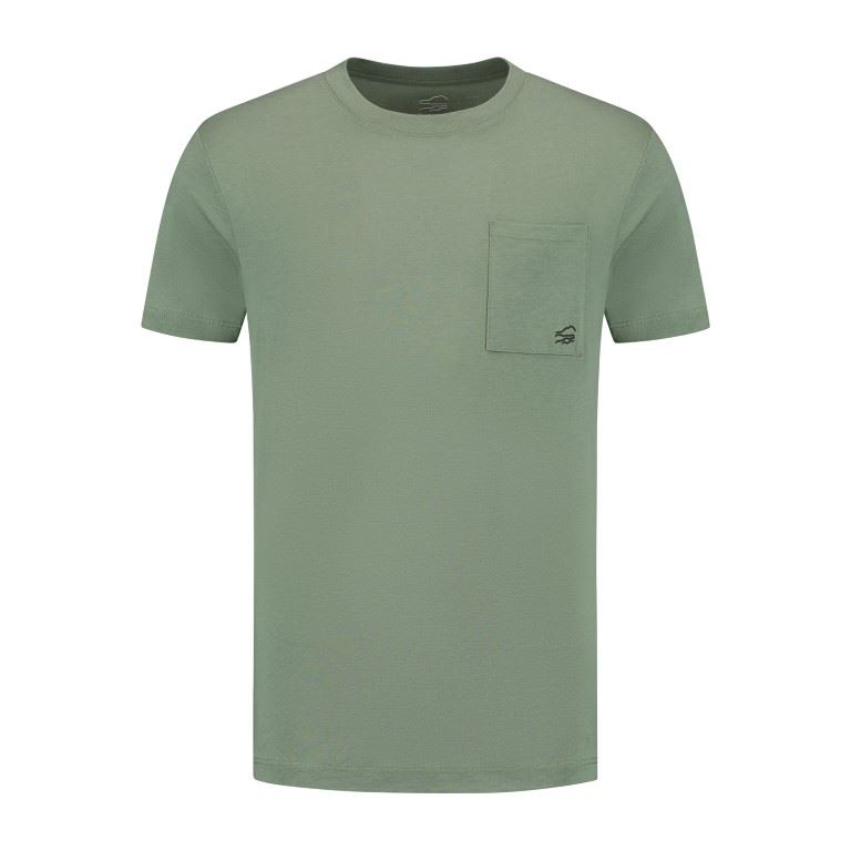 Blue loop Refibra Fresh Water T-Shirt Heren Sea Spray Green XL