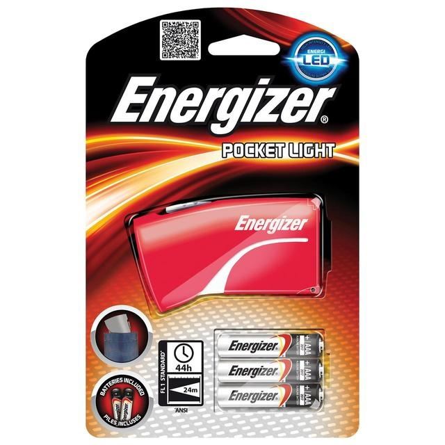 Energizer Zaklamp Pocket Light 3Xaaa Rood OS