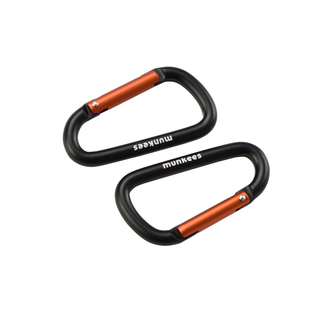 Munkees Carabiner D Shape Ø 6 X 60 Mm (2 Pcs)